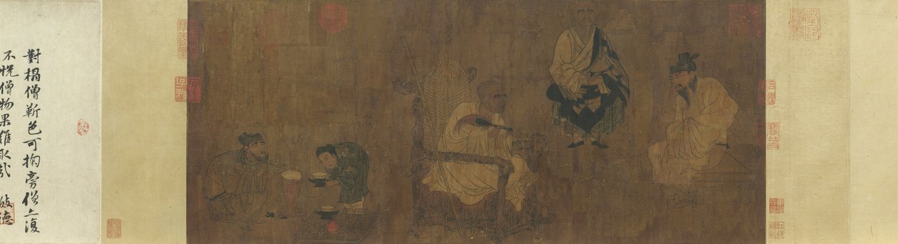 唐 閻立本 蕭翼賺蘭亭圖 da Yan Liben
