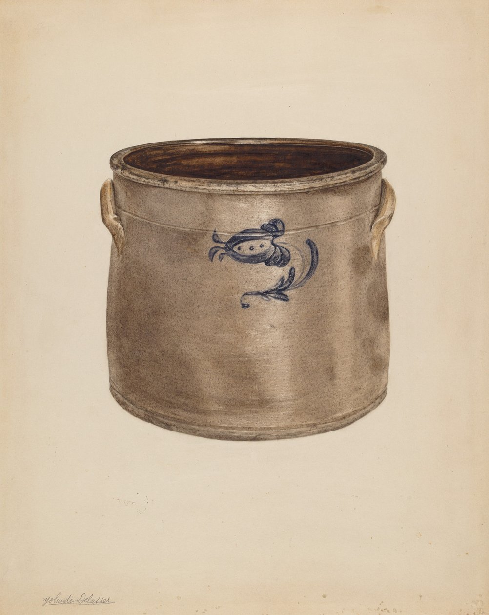 Vaso, probabilmente 1937-1938 da Yolande Delasser