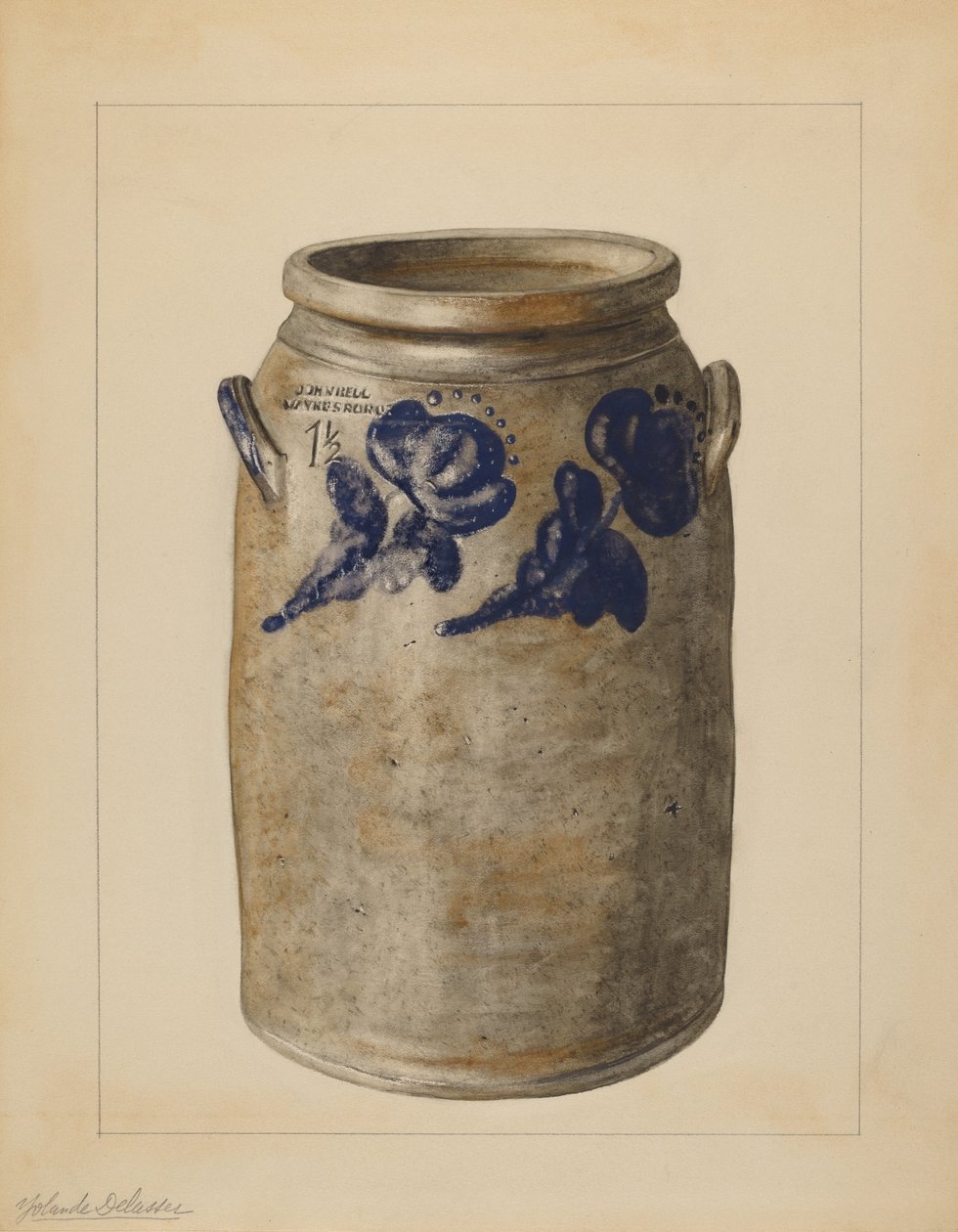 Vaso da Yolande Delasser