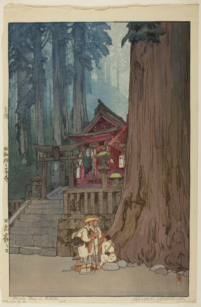 Giornata nebbiosa a Nikko da Yoshida Hiroshi