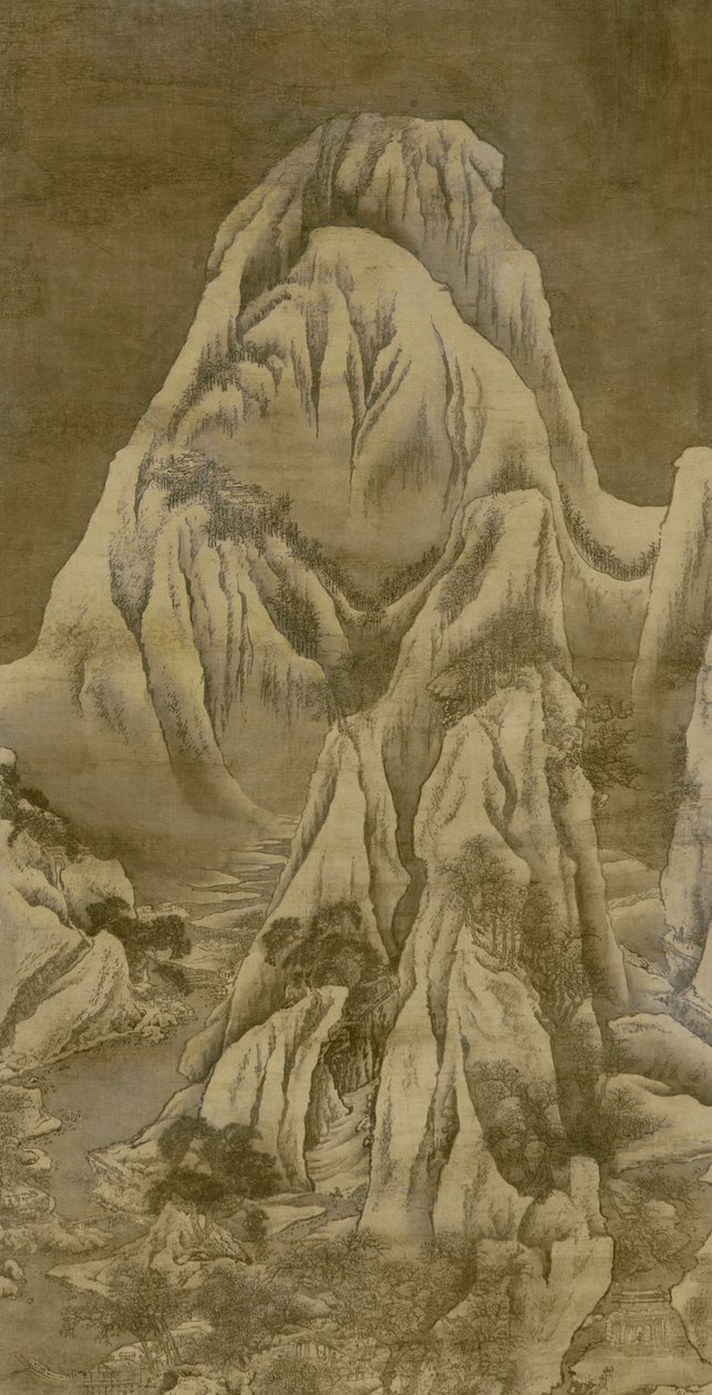 Paesaggio invernale, dinastia Qing da Yuan Jiang