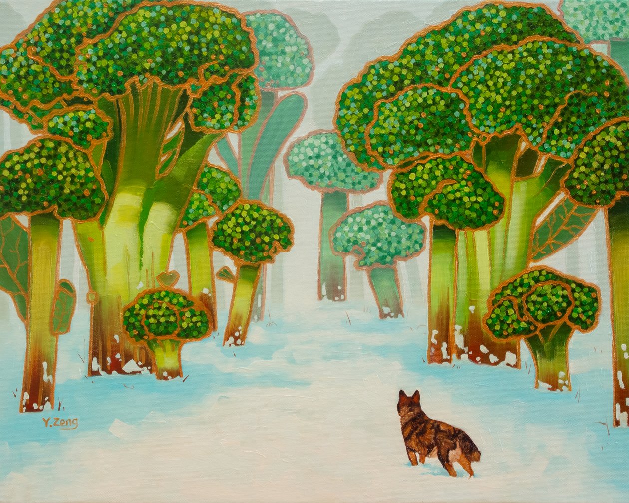 Foresta di broccoli da Yue Zeng
