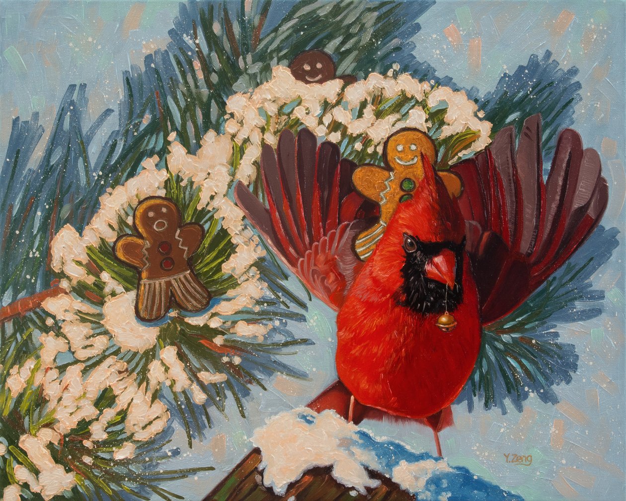 Cavalcata del cardinale da Yue Zeng
