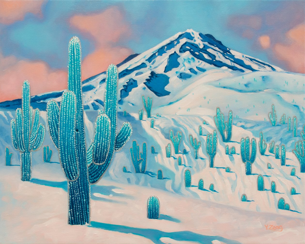 Cactus congelato da Yue Zeng