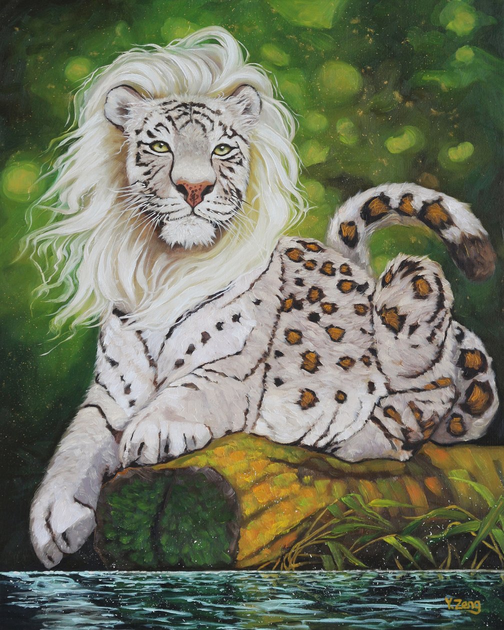 Grande gatto mitico da Yue Zeng