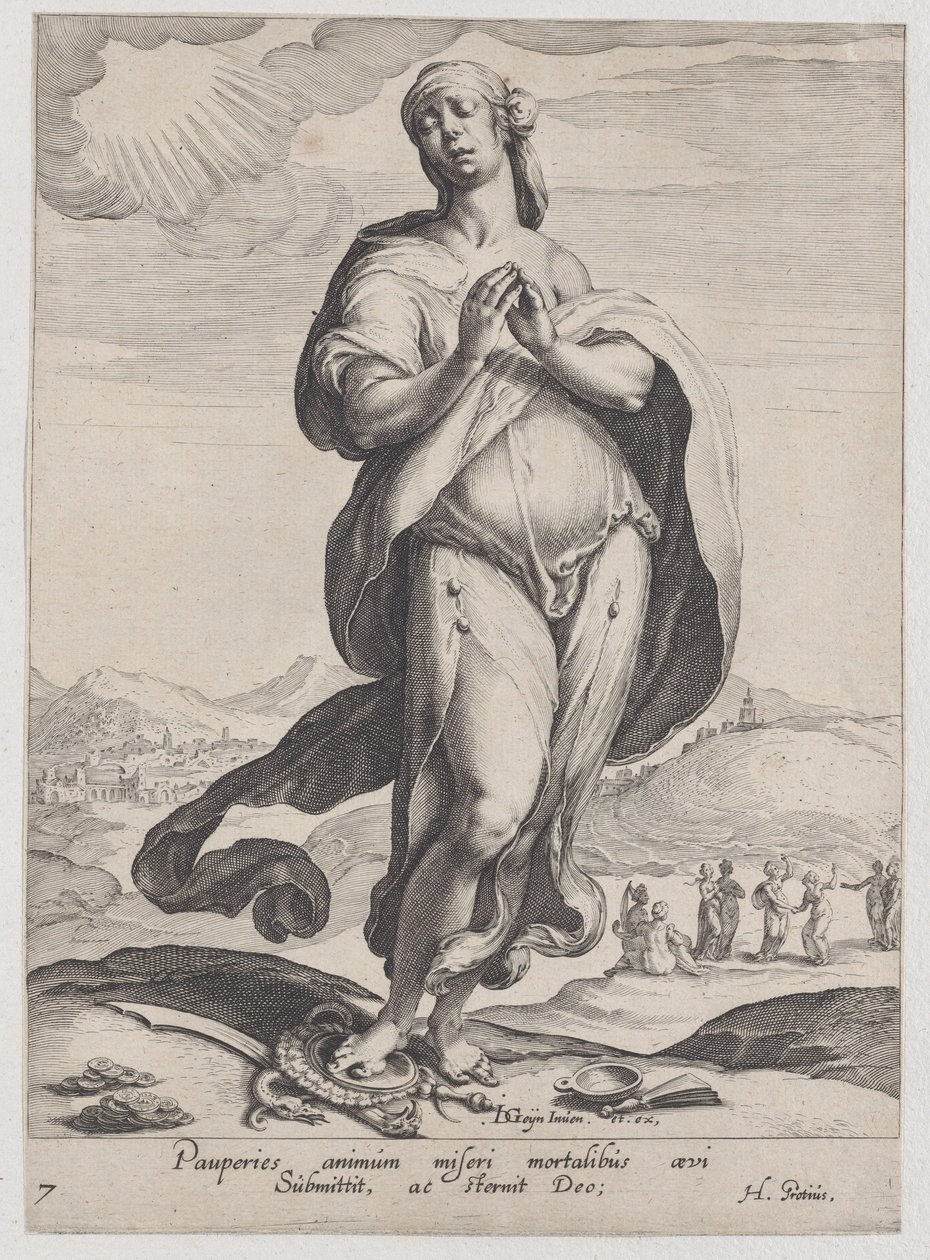 Fede, dalle Virtù e Vizi da Zacharias Dolendo