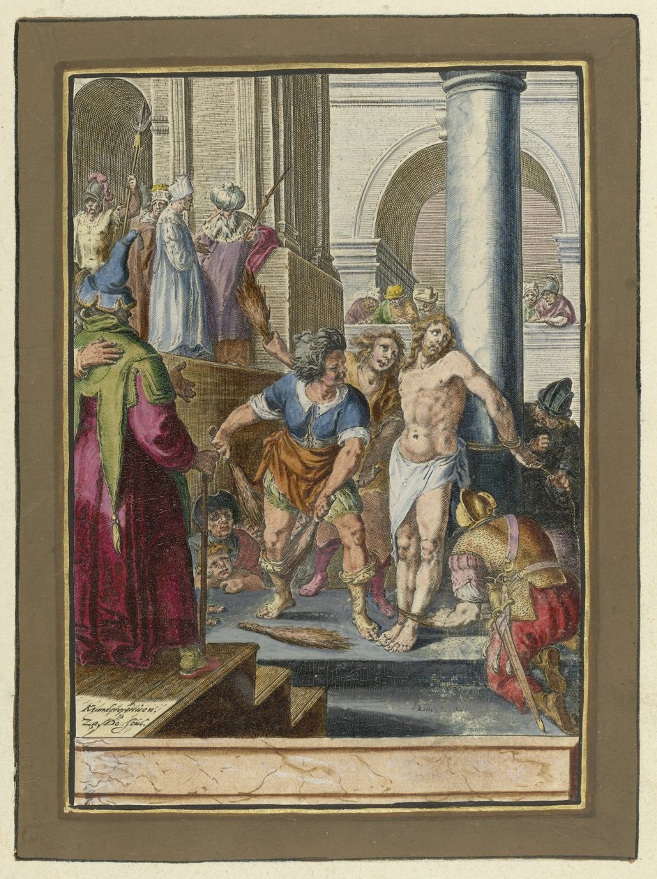 Flagellazione di Cristo (Passione di Cristo) da Zacharias Dolendo