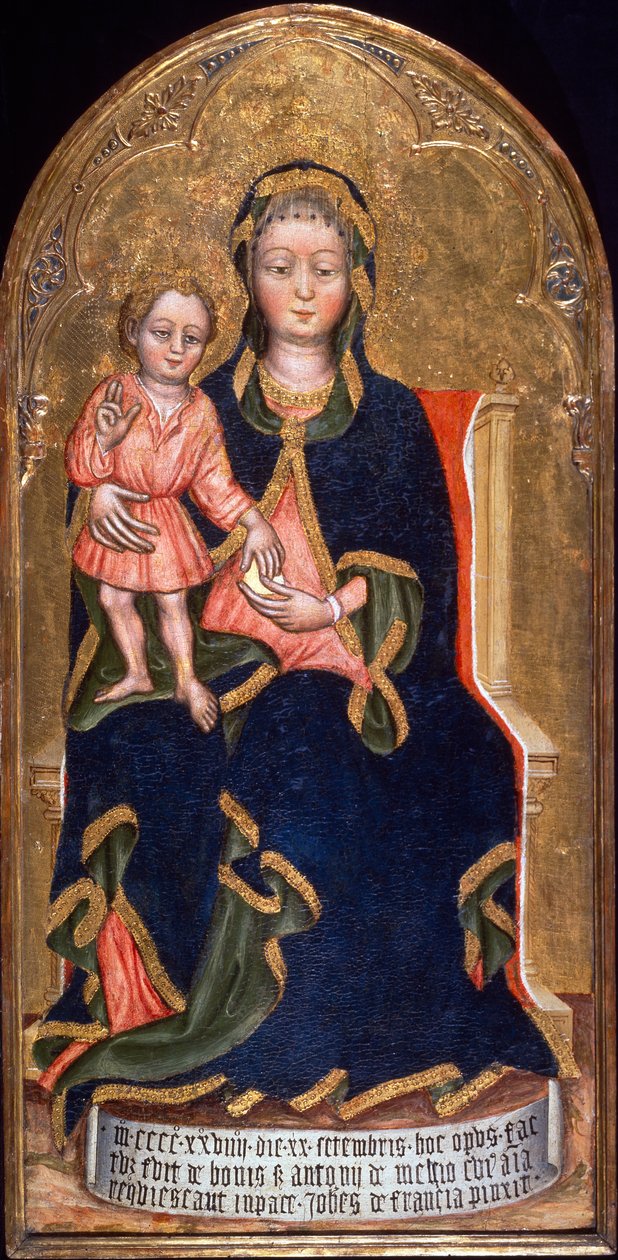 Madonna con bambino da Zanino di Pietro