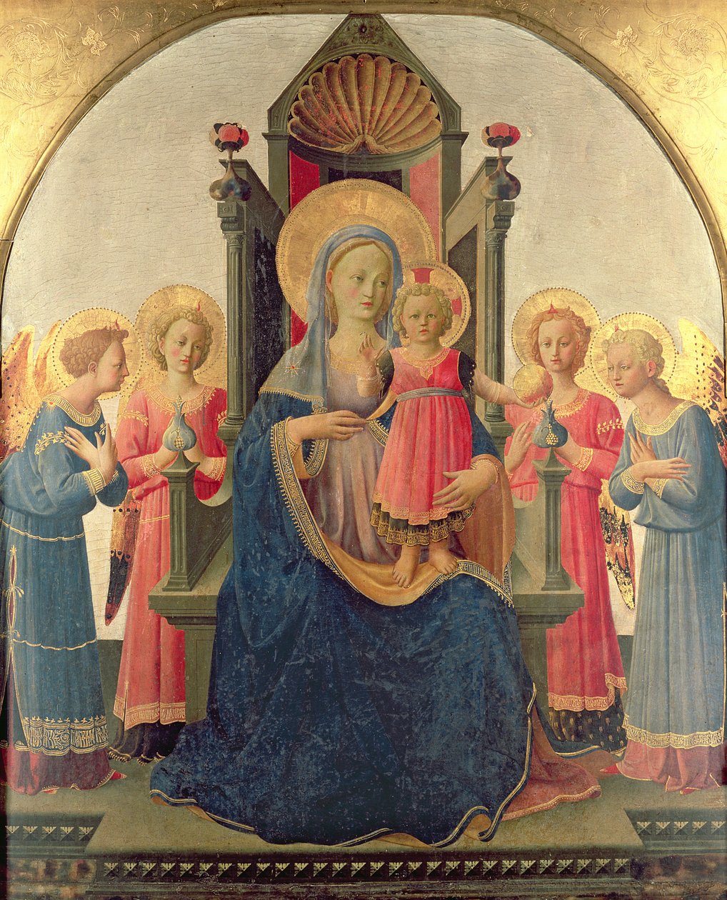 Madonna in trono da Zanobi di Benedetto Strozzi