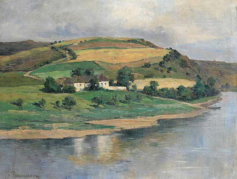 Una curva del fiume Trikralka da Zdenka Braunerova