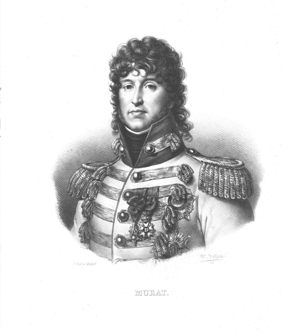 Joachim Murat, c1820s da Zephirin Felix Jean Marius Belliard