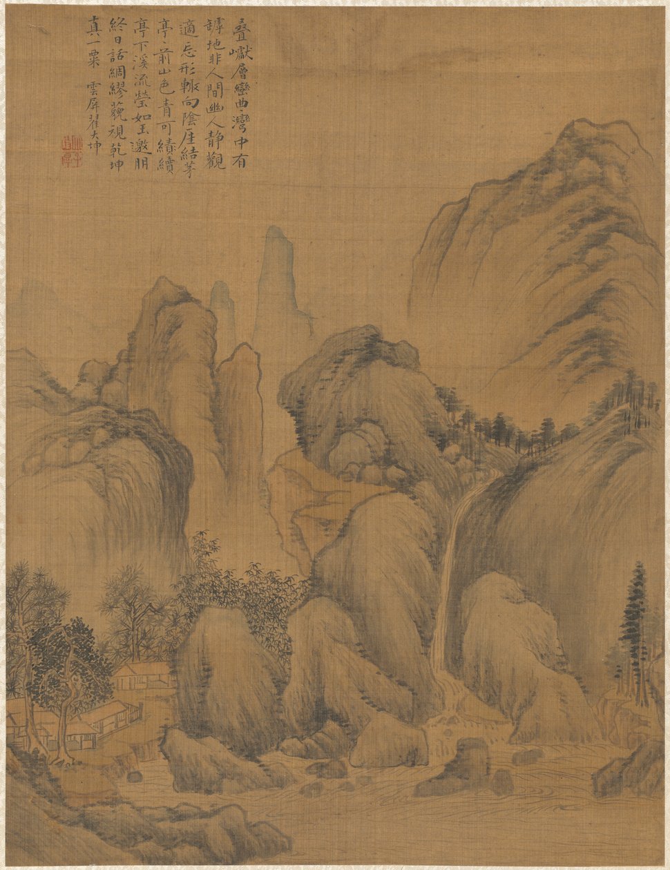 Paesaggio, 1775 da Zhai Dakun