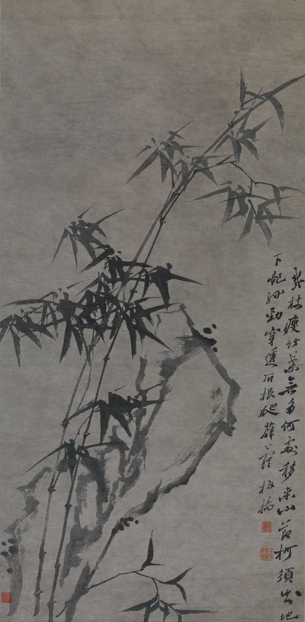Bambù e roccia da Zheng Xie