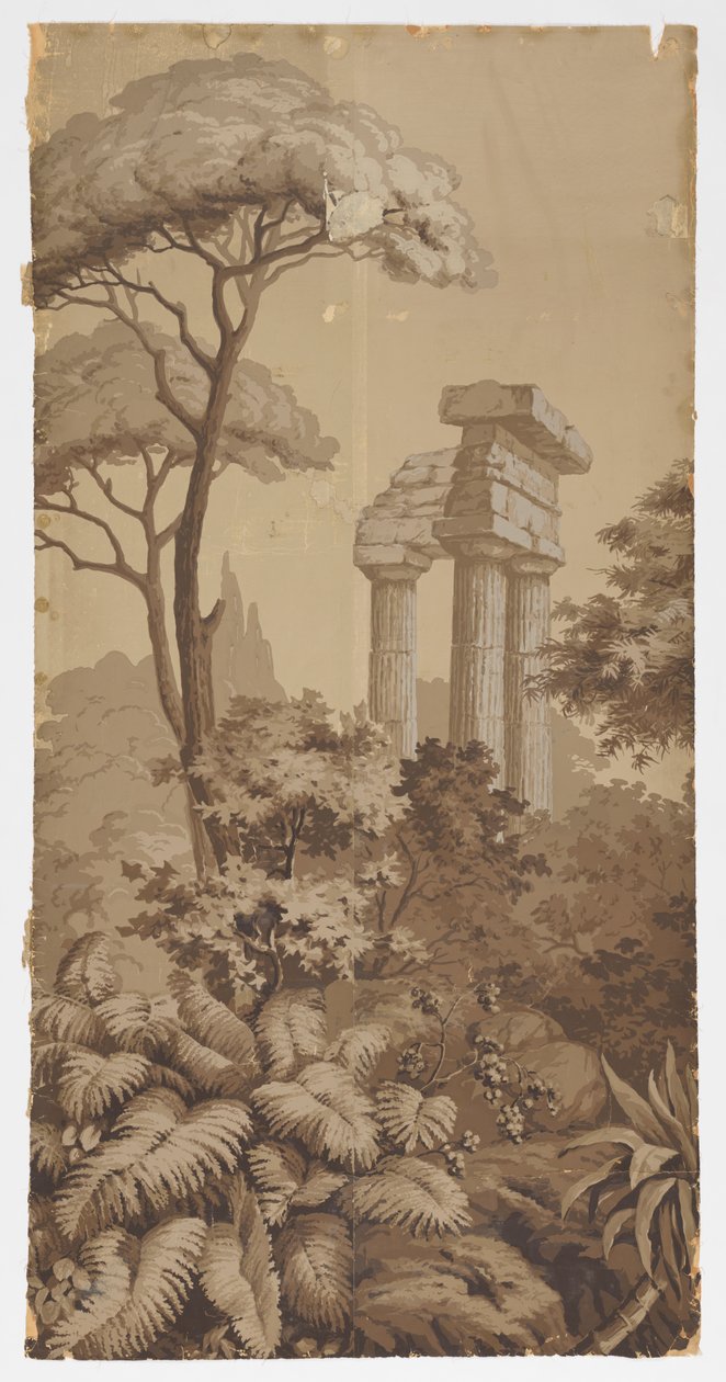 Pannello scenico da Zuber and Cie, Rixheim, Alsace
