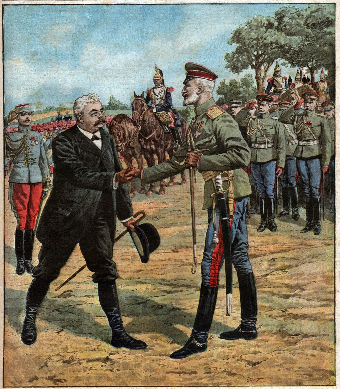 Alleanza franco-russa da Ferdinand Georg Waldmuller