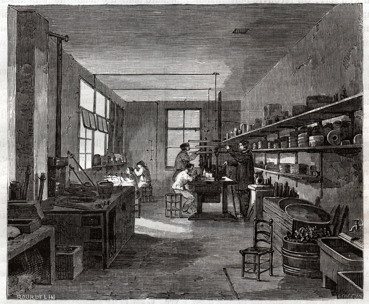 Atelier de galvanoplastie da Frederick (attr. to) Barnard