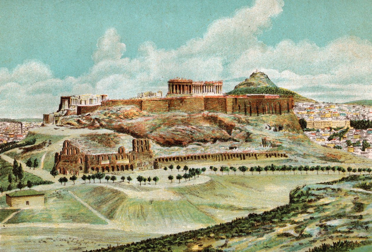 Atene (litografia) da . .