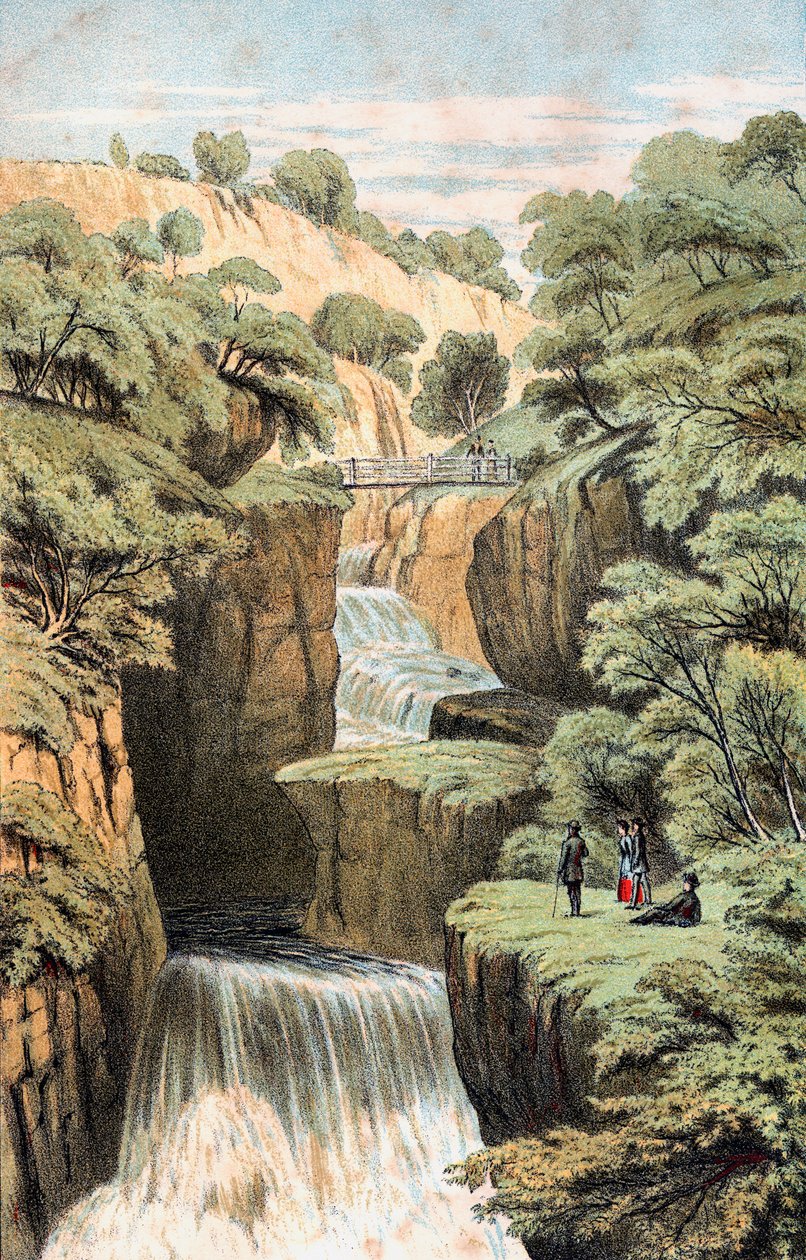 Ponte di Bracklinn sulle cascate di Bracklinn da . .