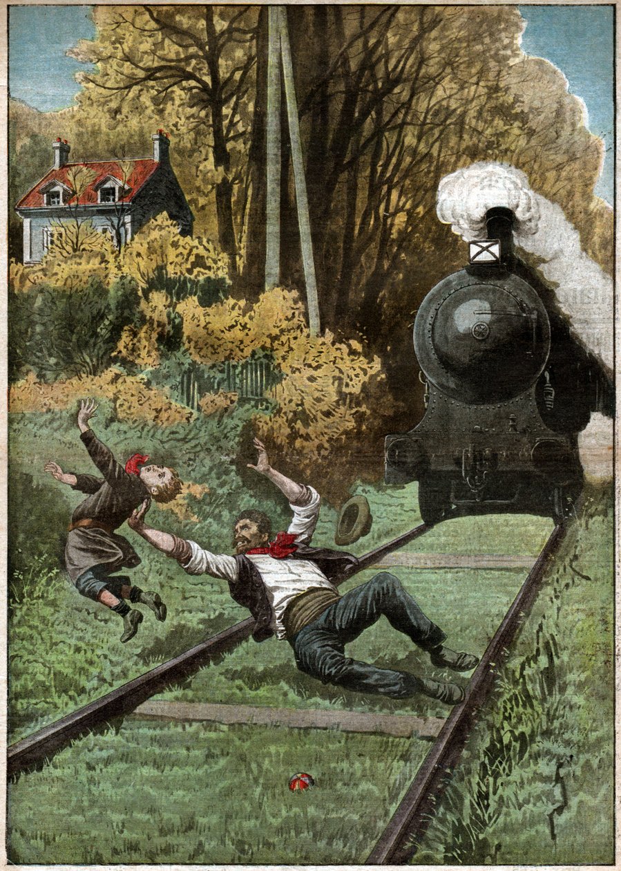 Coraggio di un ferroviere da Ferdinand Georg Waldmuller