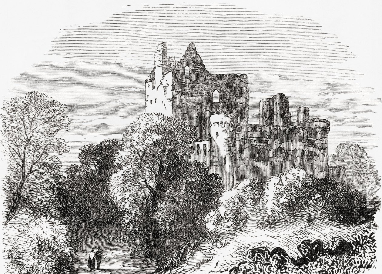 Castello di Craigmillar, Edimburgo, Scozia da . .