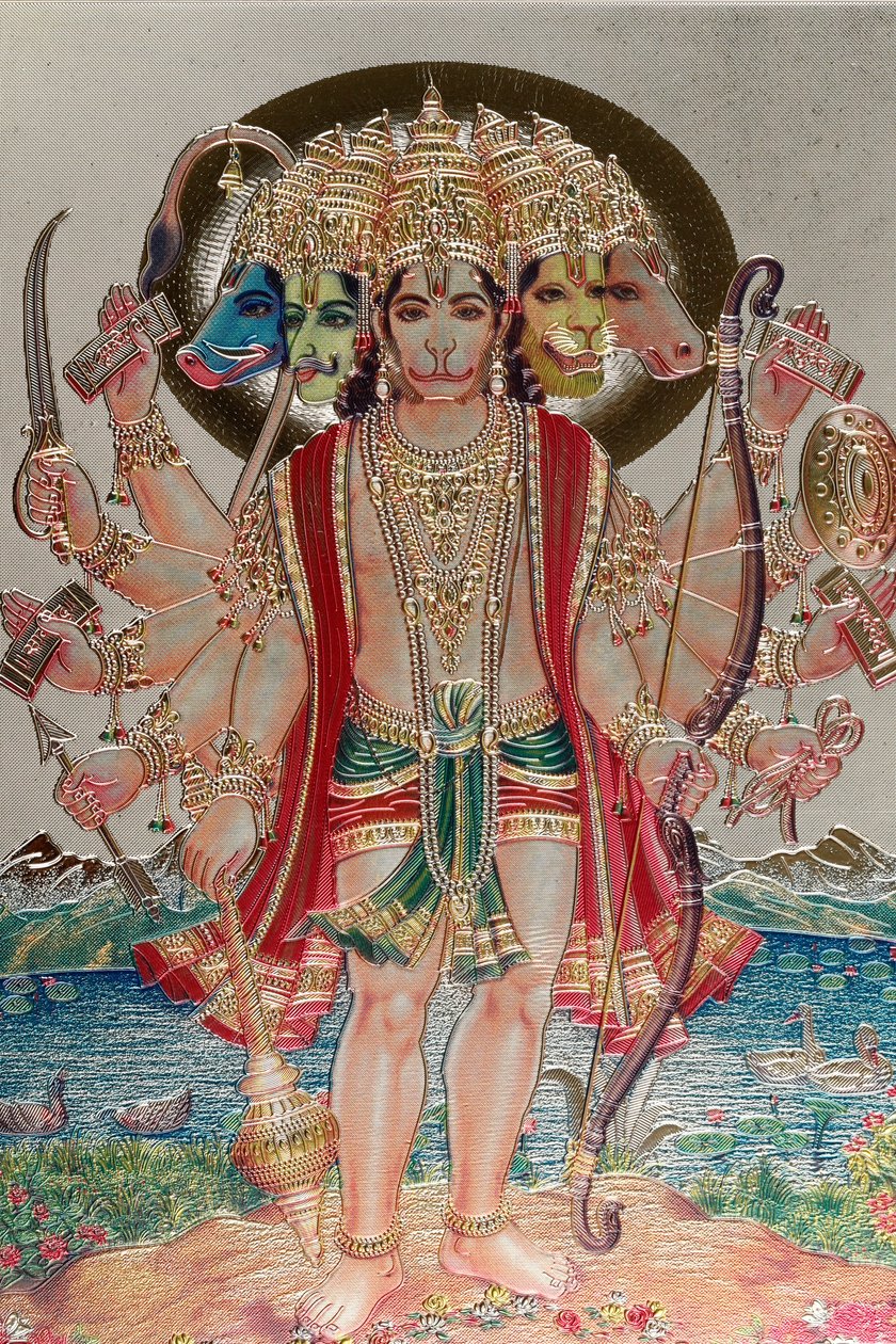 Hanuman, il dio scimmia nella mitologia indù da . .