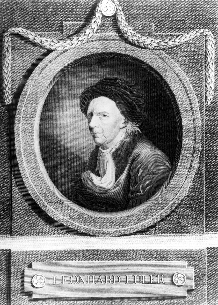 Leonhard Euler, matematico svizzero, fine XVIII secolo da Frederick (attr. to) Barnard