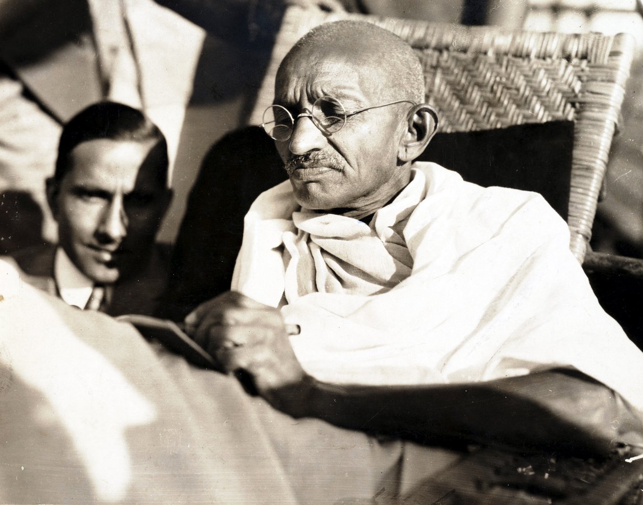 Mahatma Gandhi a bordo della SS 