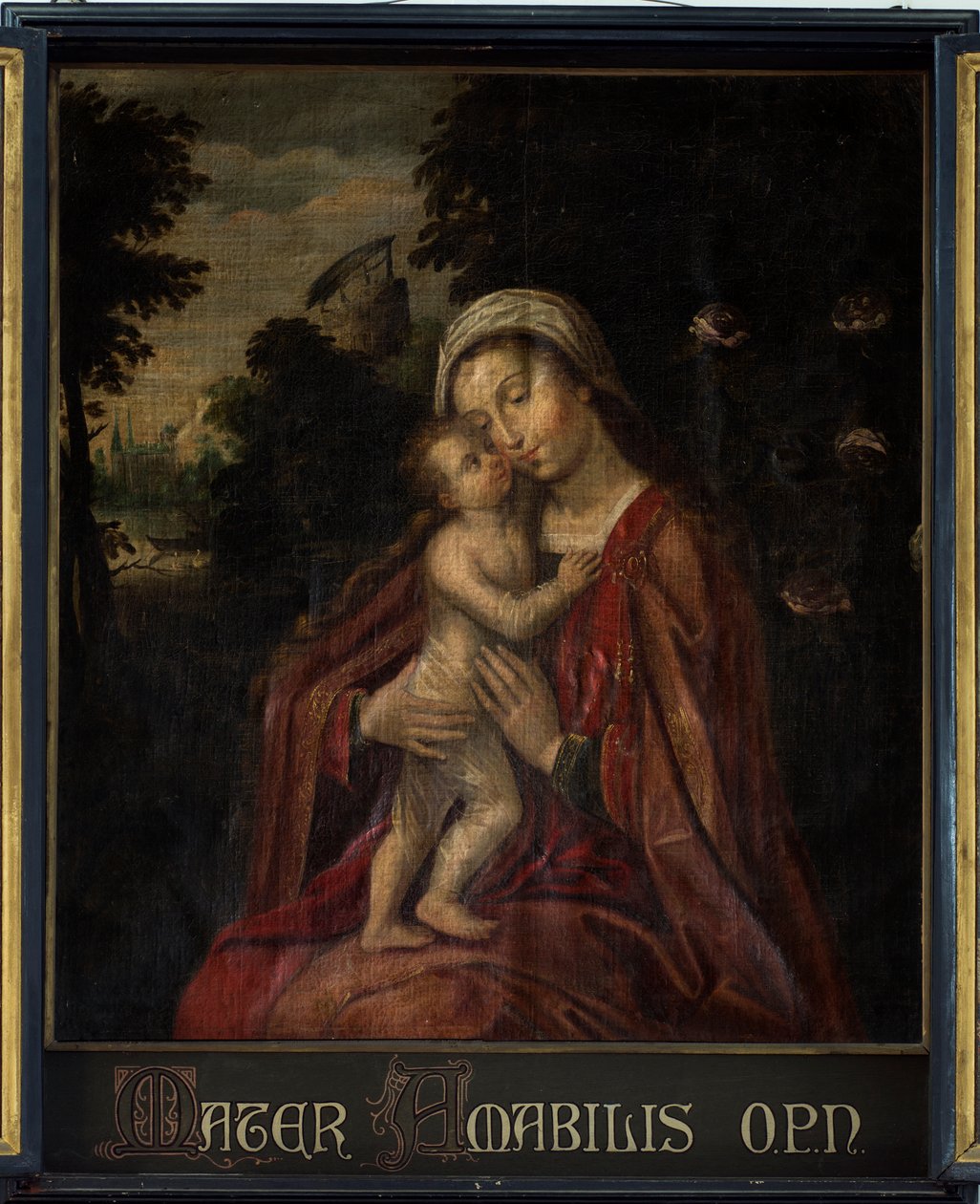 Chiesa parrocchiale (Église Saint-Quentin). Trittico da . .