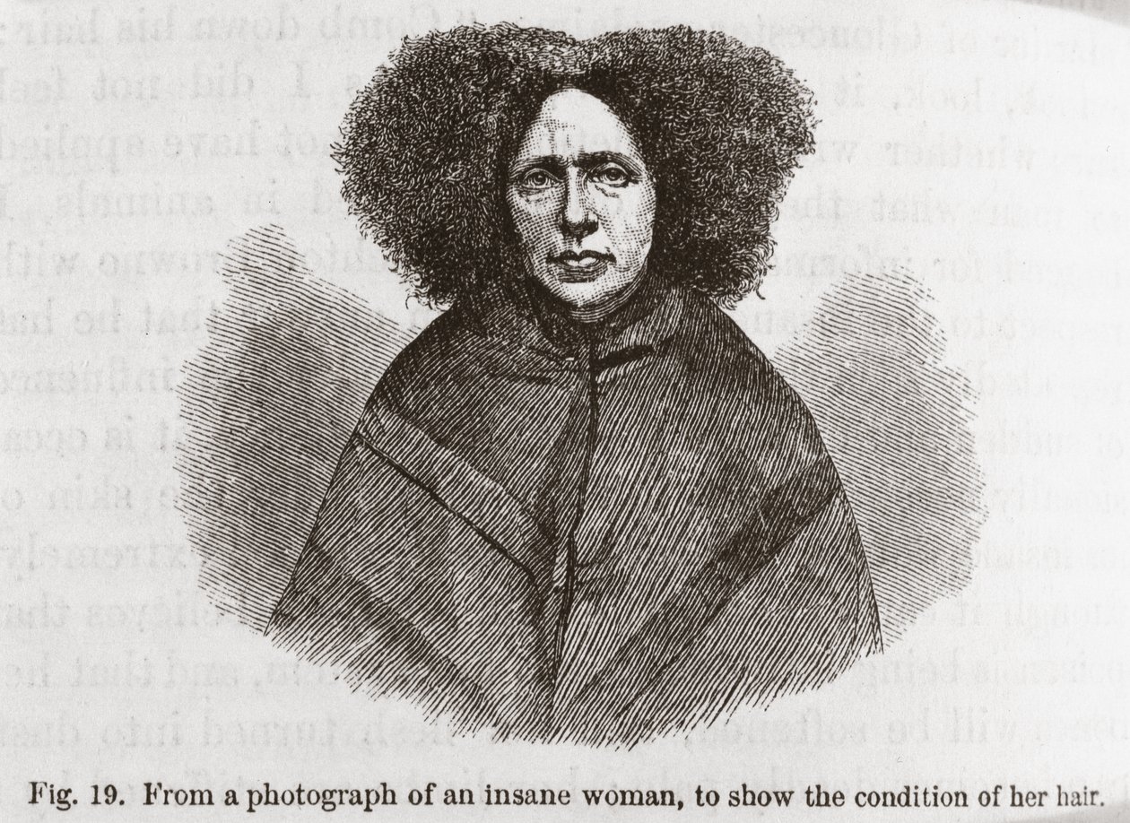 Psichiatria Donna pazza da Frederick (attr. to) Barnard