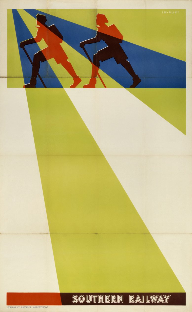 Poster del materiale rotabile della Southern Railway da Frederick (attr. to) Barnard