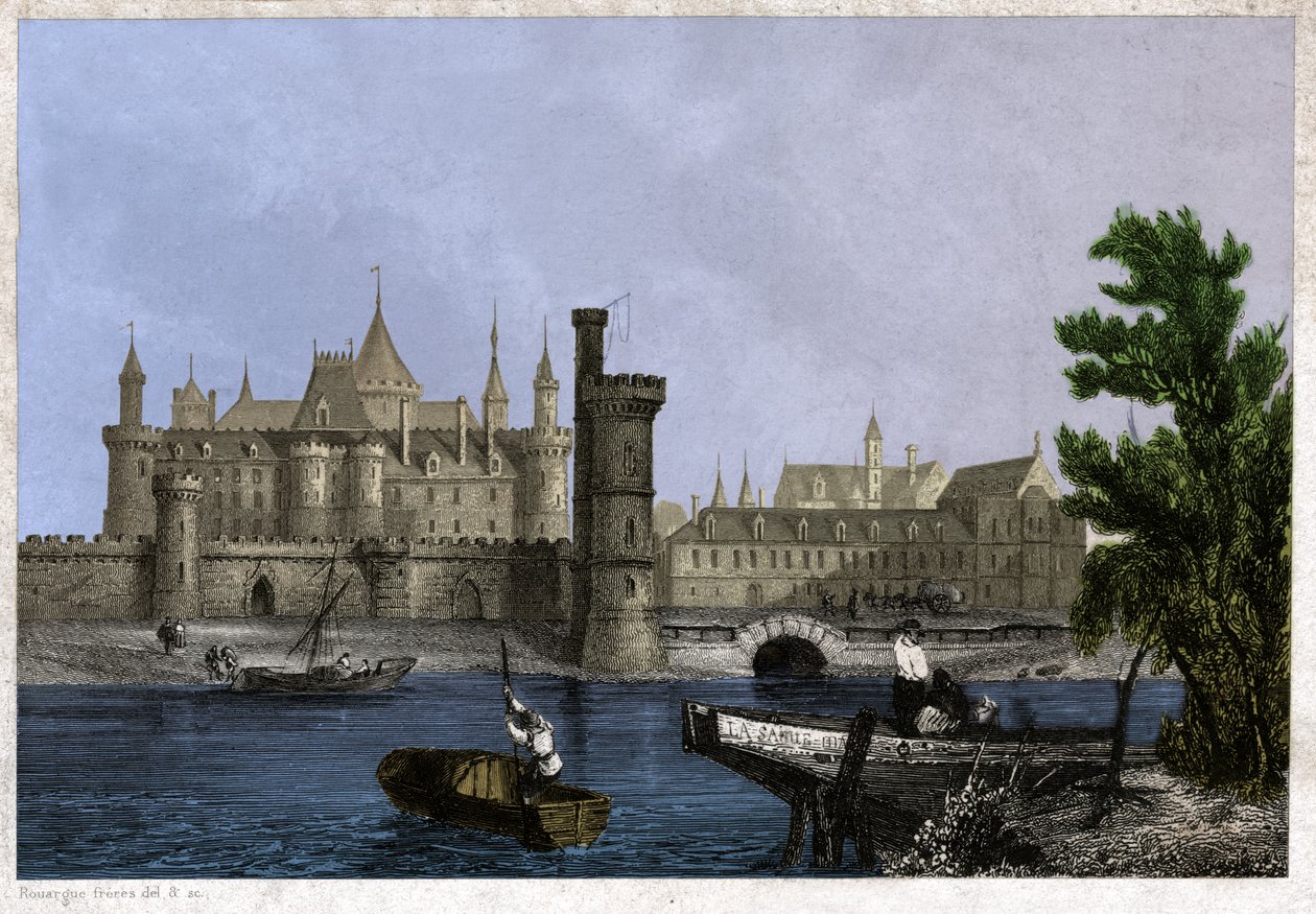 Il vecchio Louvre da . .