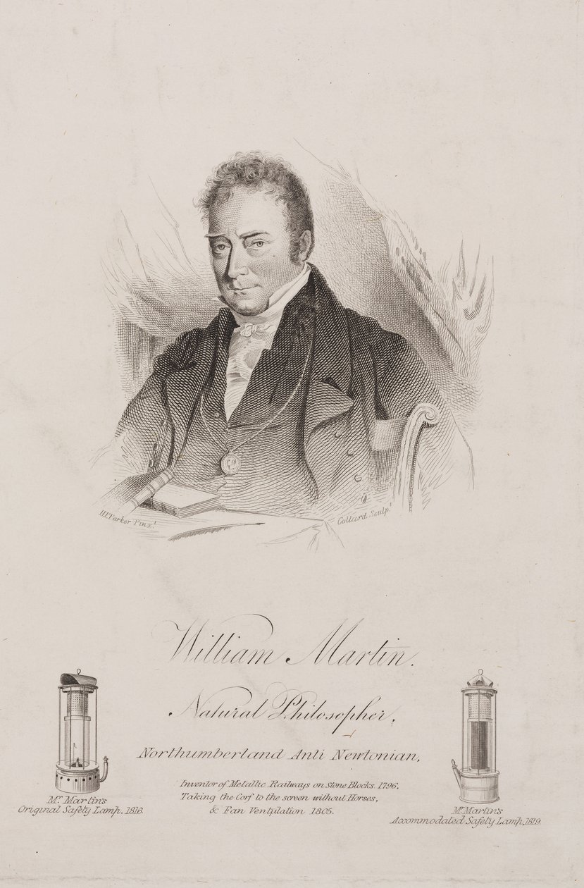 William Martin, poeta e fisico inglese, c 1820s da Frederick (attr. to) Barnard