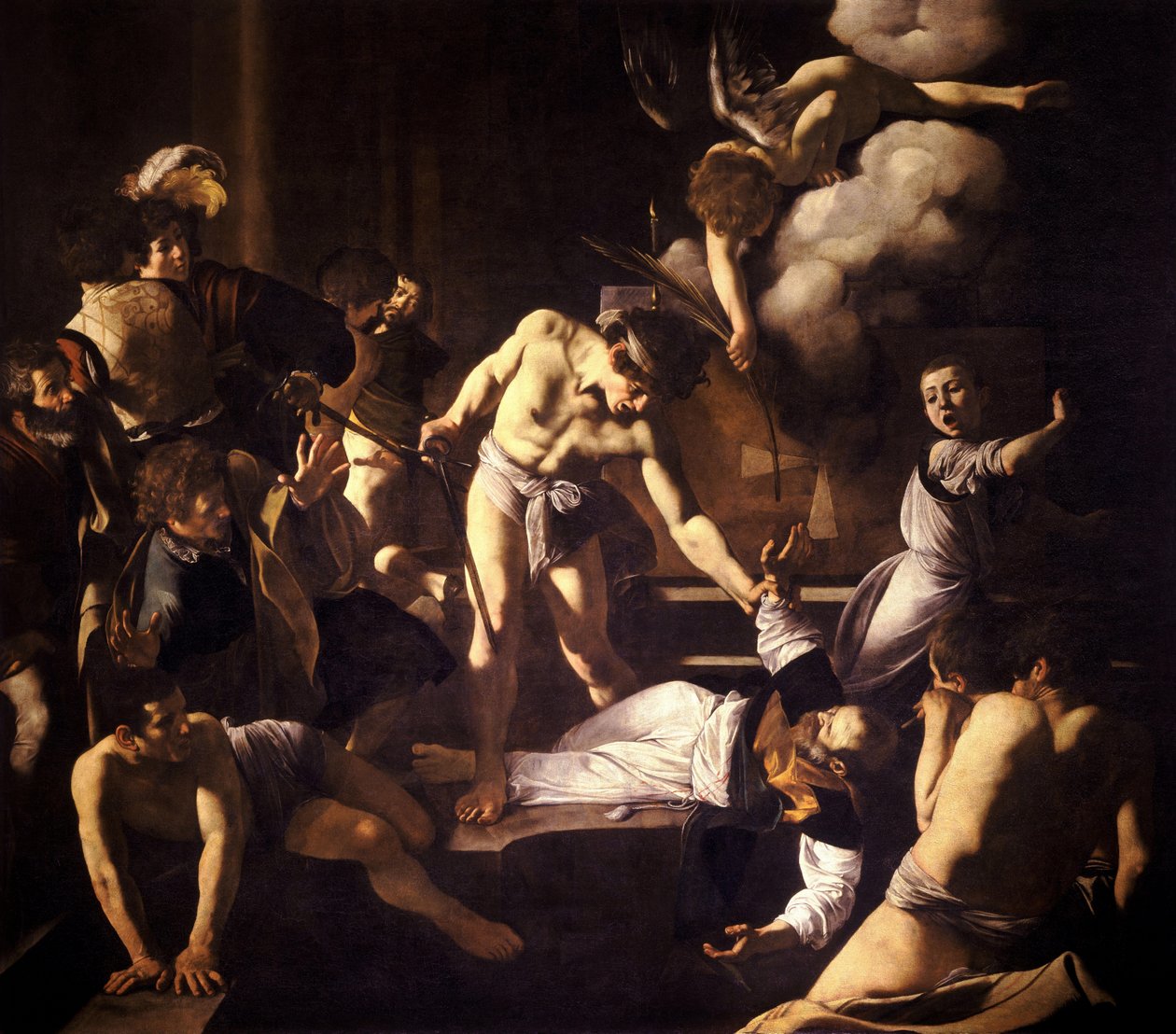 Il martirio di San Matteo da Michelangelo Merisi da  Caravaggio