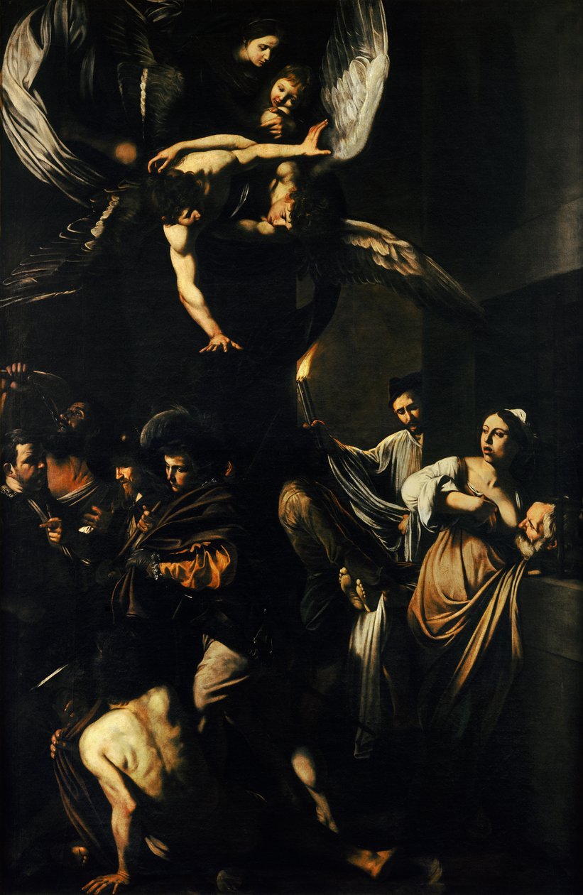 Le sette opere di misericordia da Michelangelo Merisi da  Caravaggio