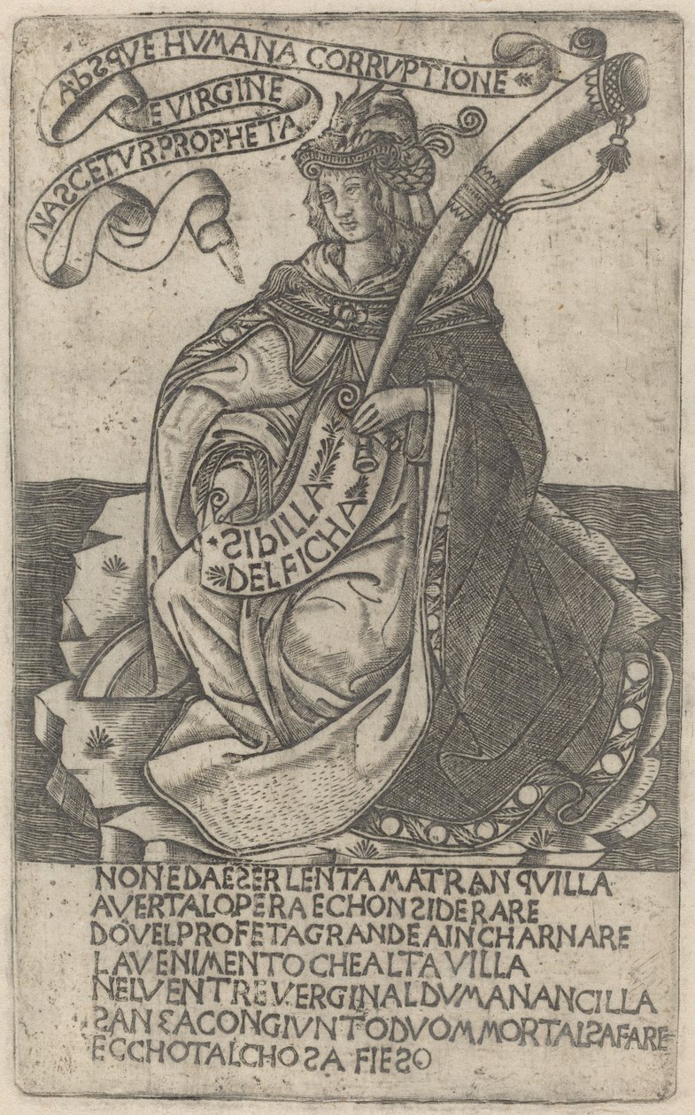 Sibilla Delfica da after Baccio Baldini