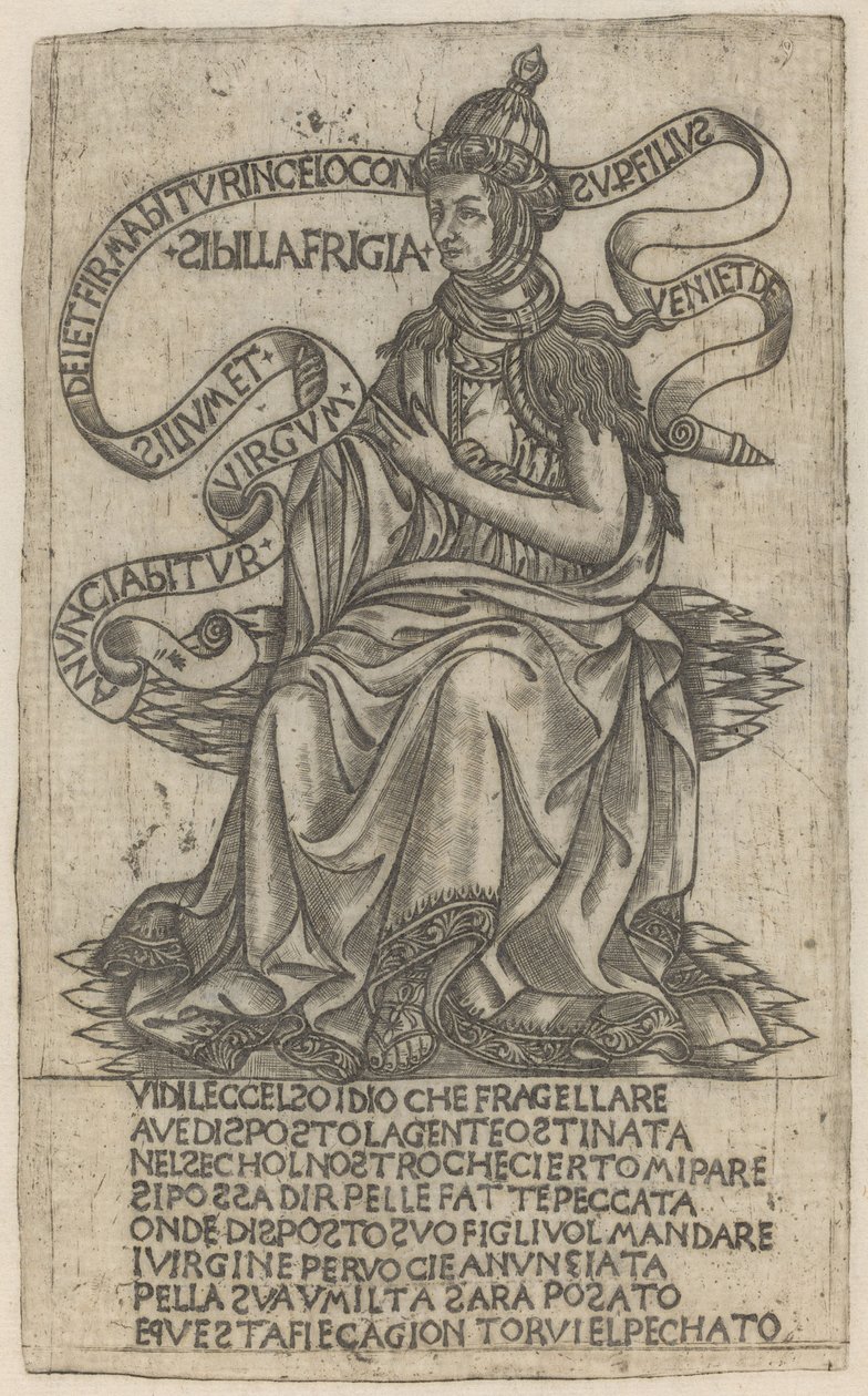 Sibilla Frigia da after Baccio Baldini