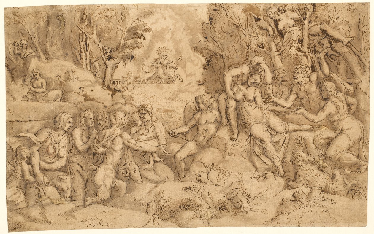 Morte di Procri da after Giorgio Ghisi