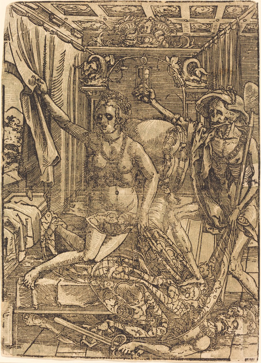 La morte e la cortigiana da after Hans Sebald Beham