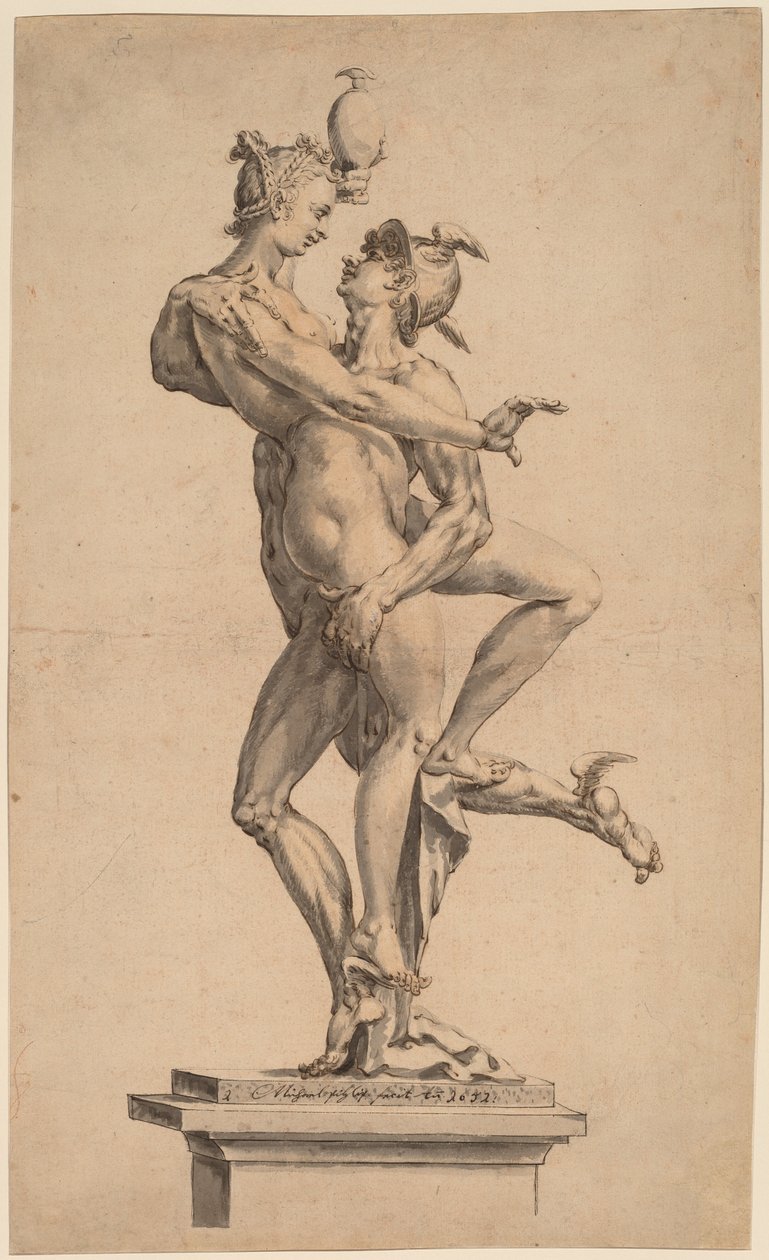 Mercurio rapisce Psiche da after Jan Muller Michael Philip I