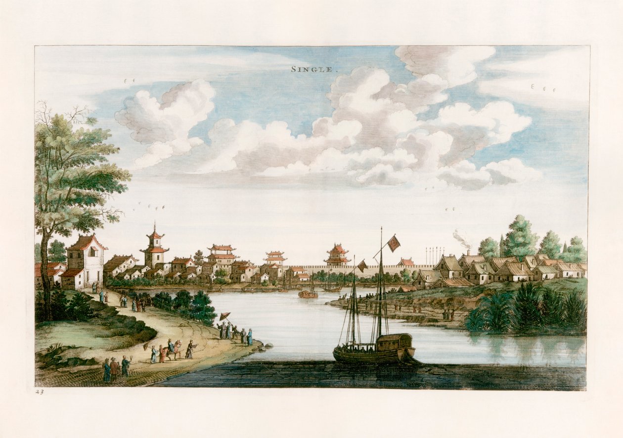 Singolo da after Johannes Nieuhof