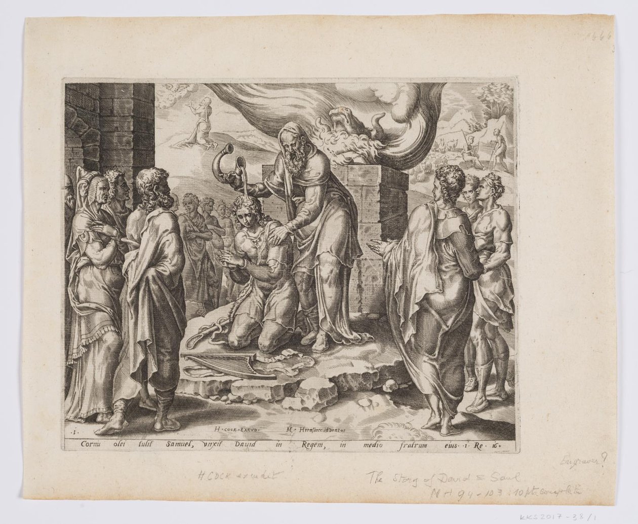 Samuele unge Davide da after Maarten van Heemskerck