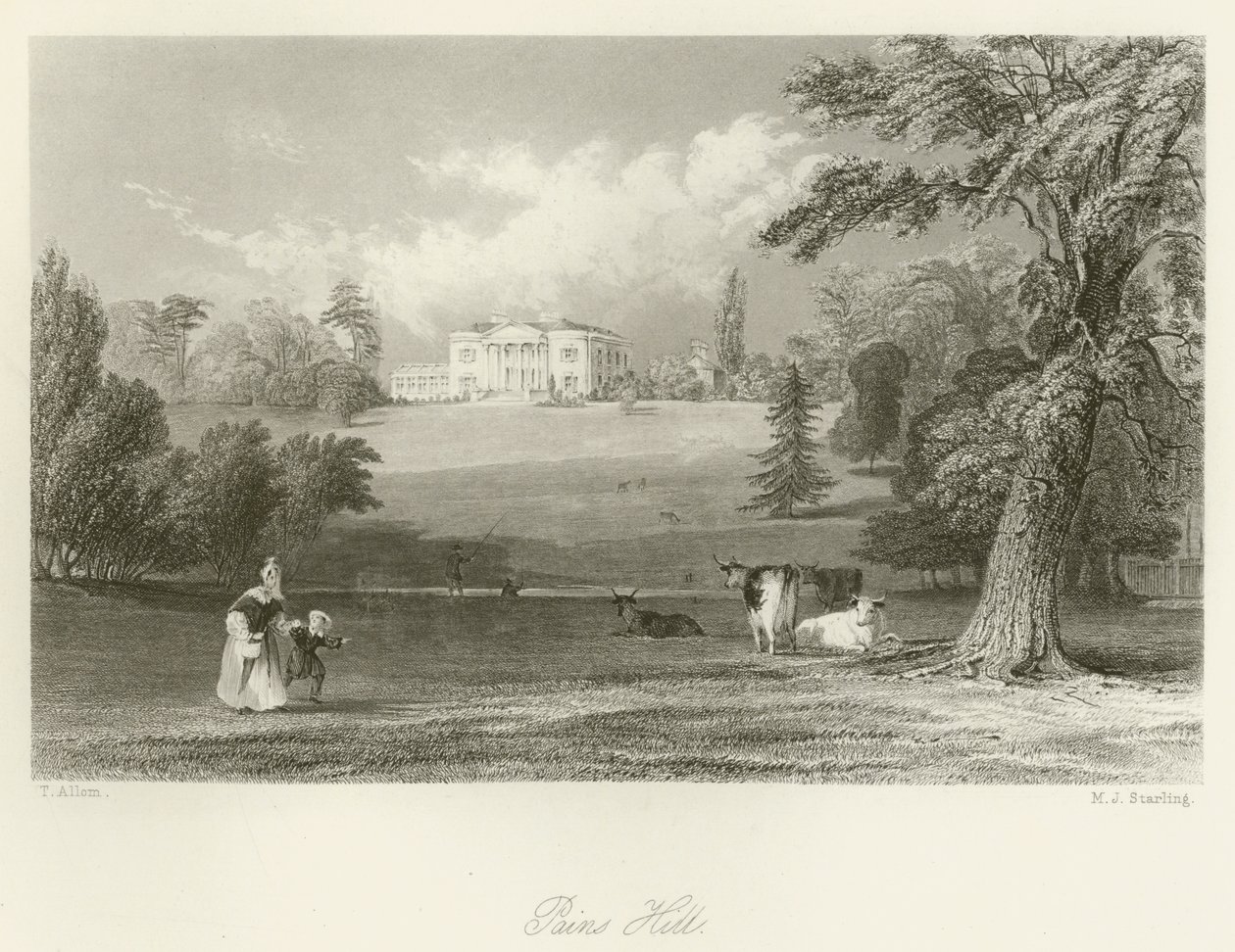 Pains Hill da after Thomas Allom