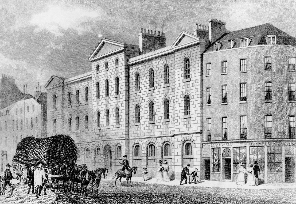 Giltspur Street Compter da Thomas Hosmer after Shepherd
