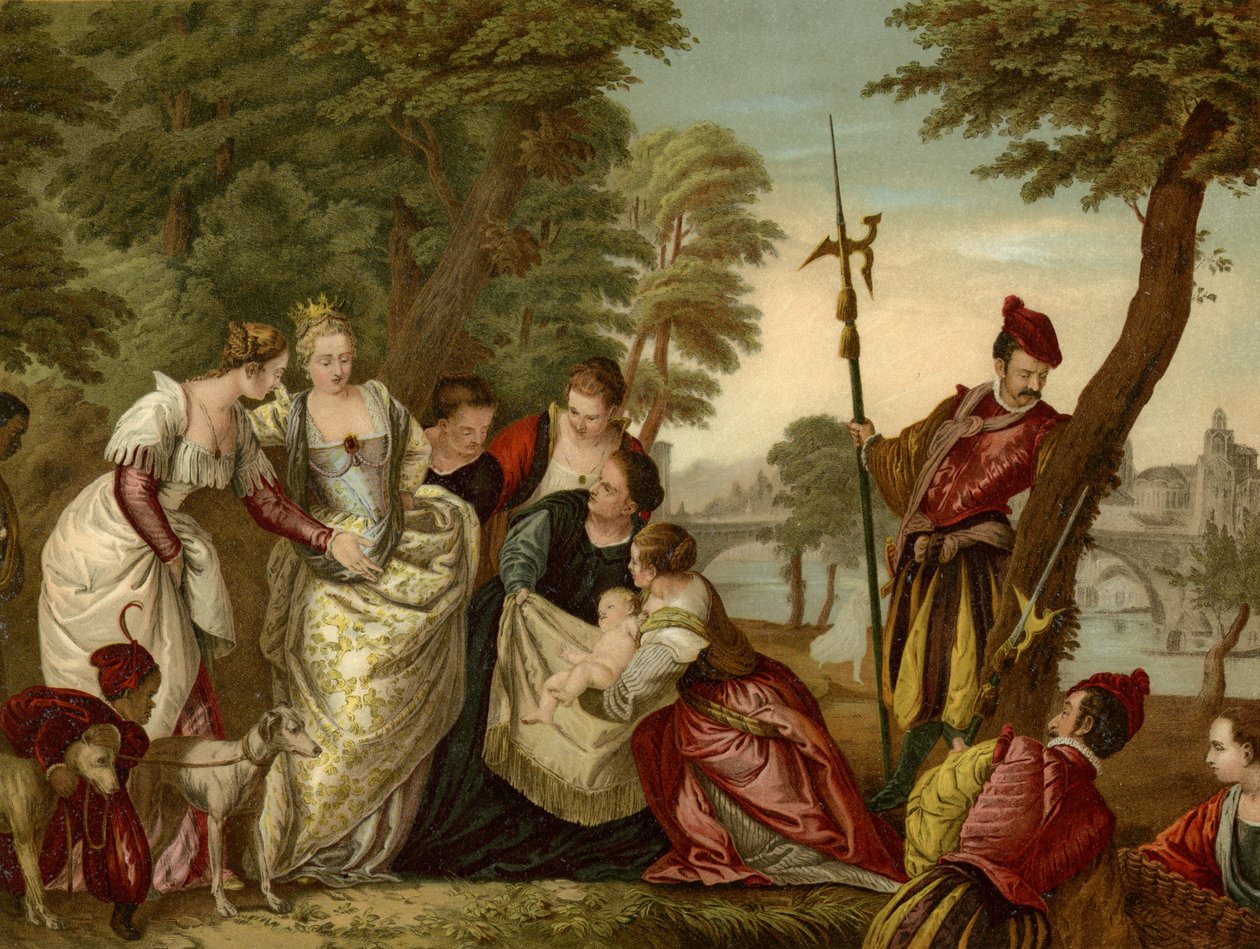 Il ritrovamento di Mosè da after Veronese