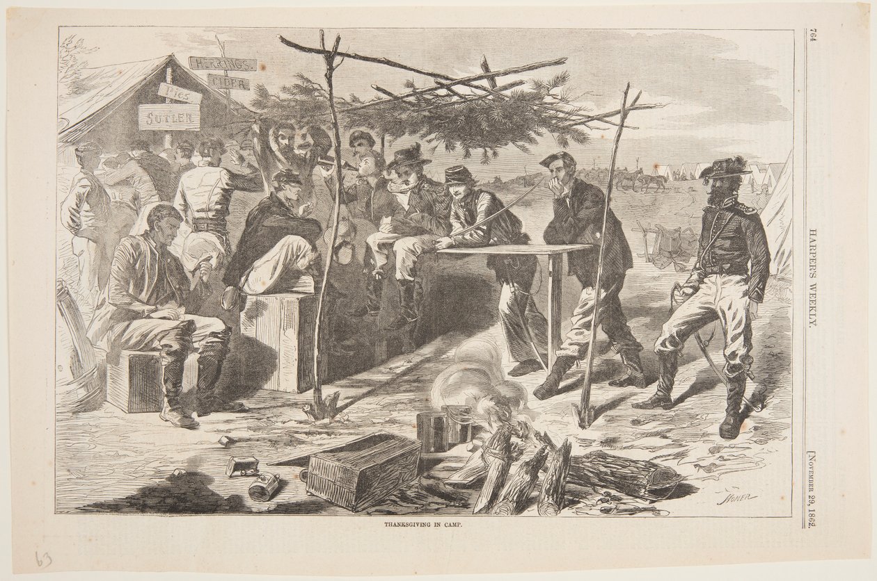 Ringraziamento in campo da after Winslow Homer