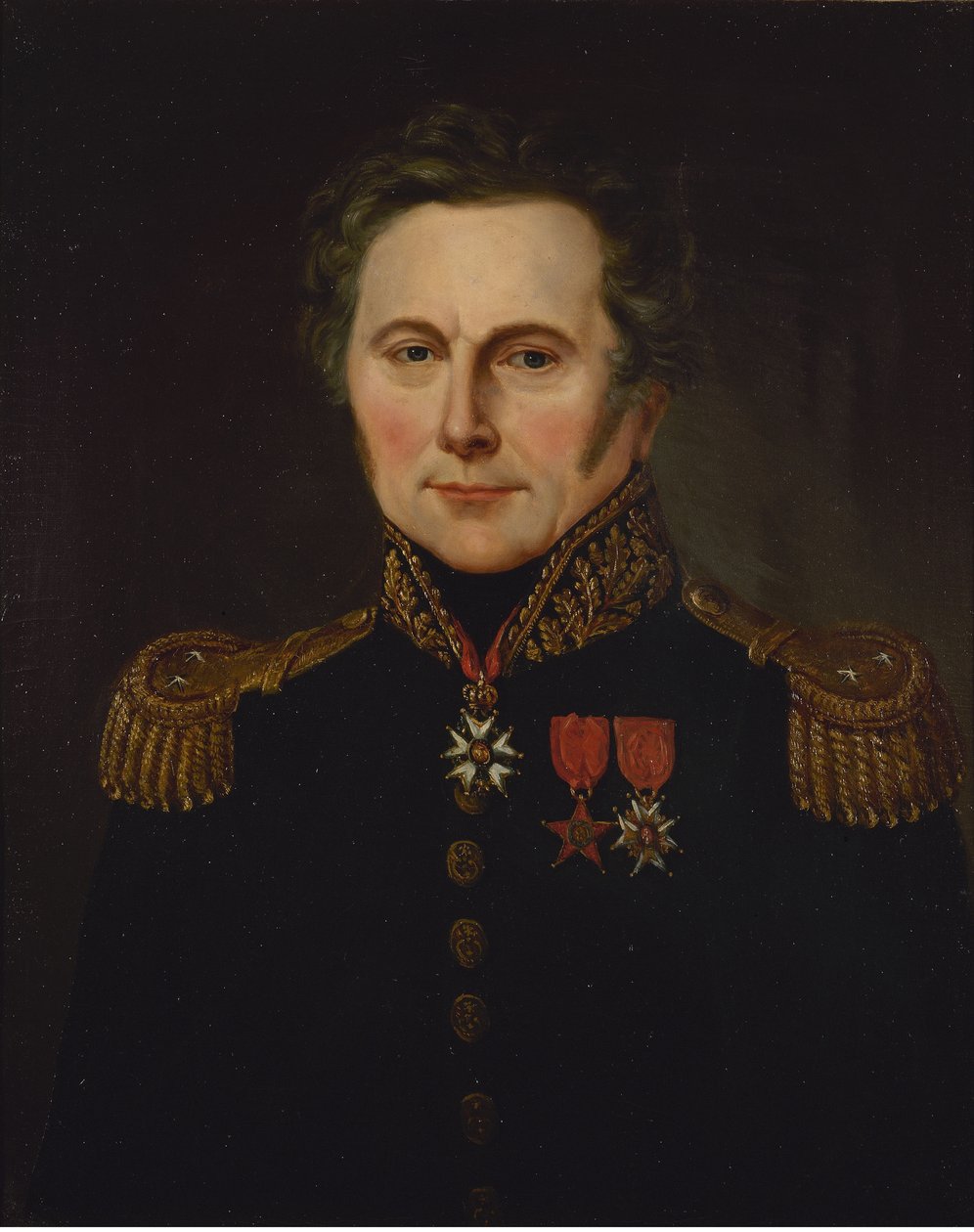 Francese: Ritratto del generale Louis Hugo (1777-1843) da anonymous 