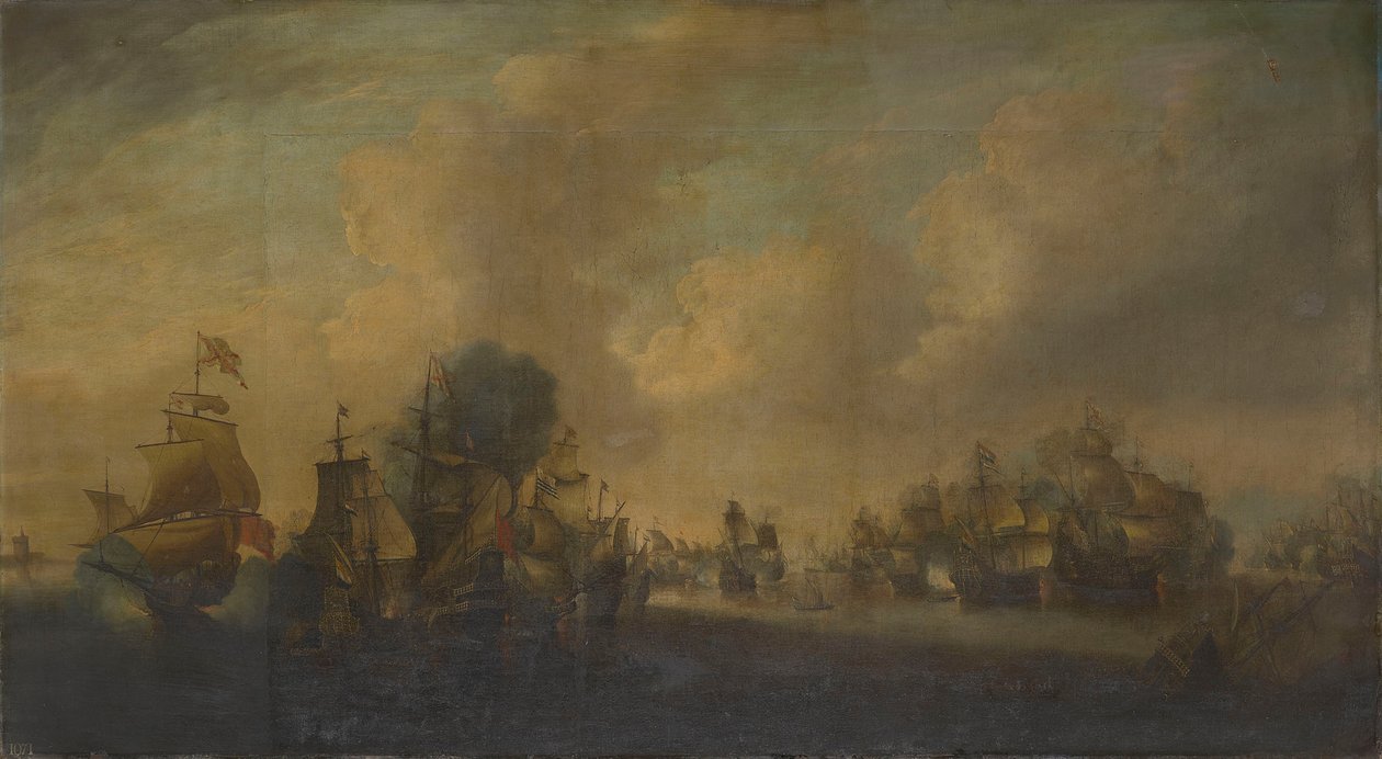 La battaglia di Downs, 21 ottobre 1639 da anonymous 