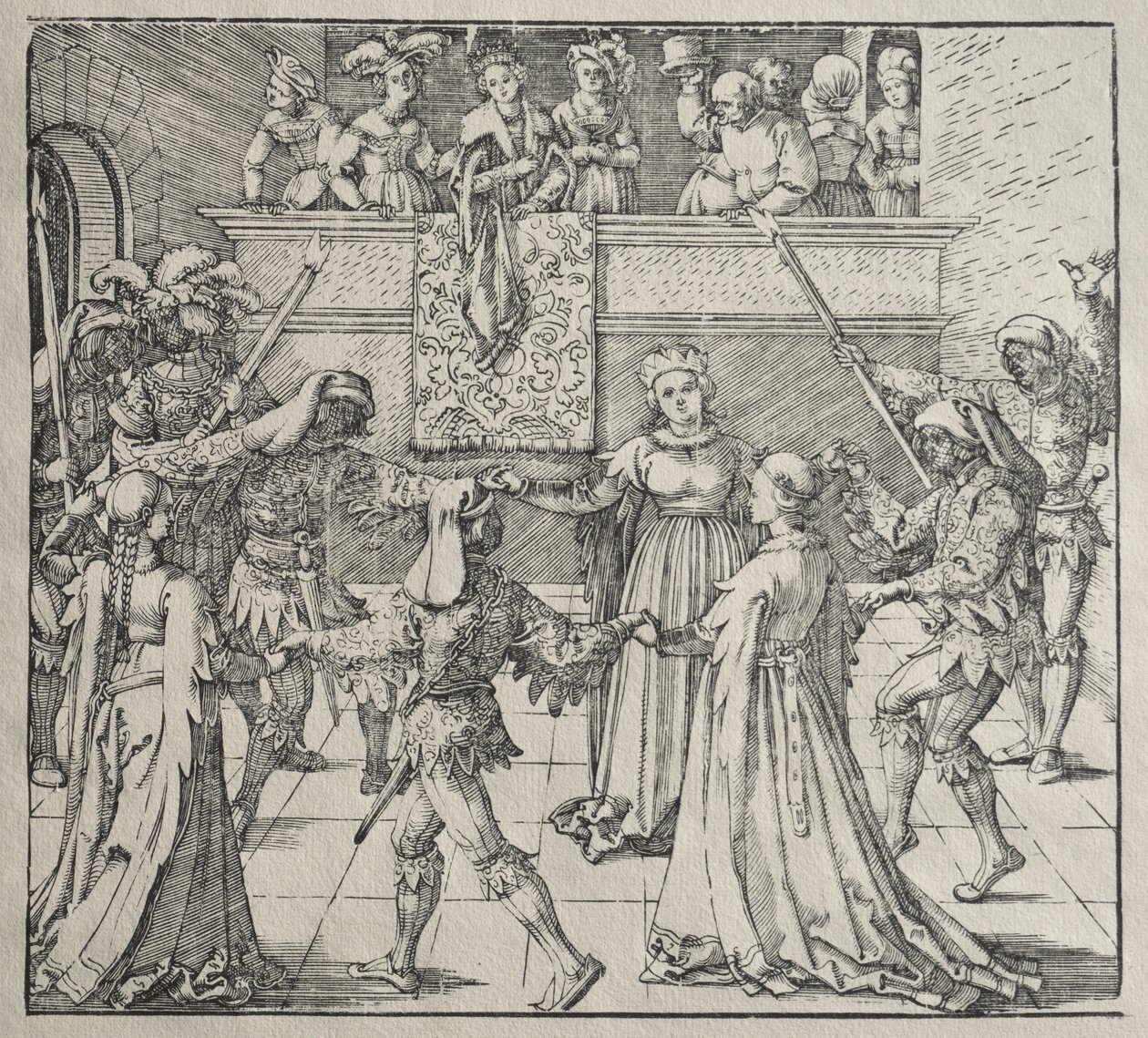 Il ballo in maschera da attributed to Albrecht Dürer