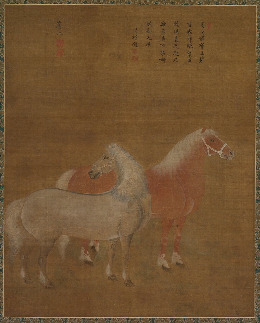 Due cavalli da attributed to Yu Yuan