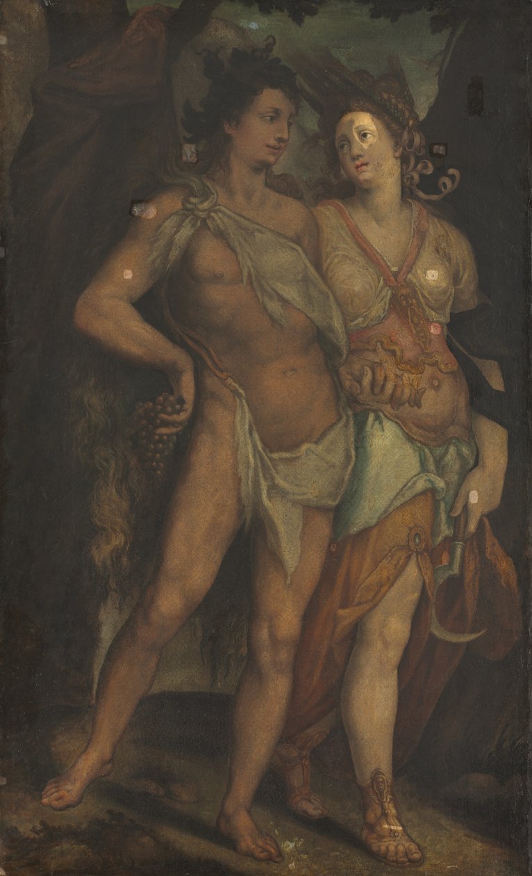 Cerere e Bacco da copy after Bartholomaeus Spranger